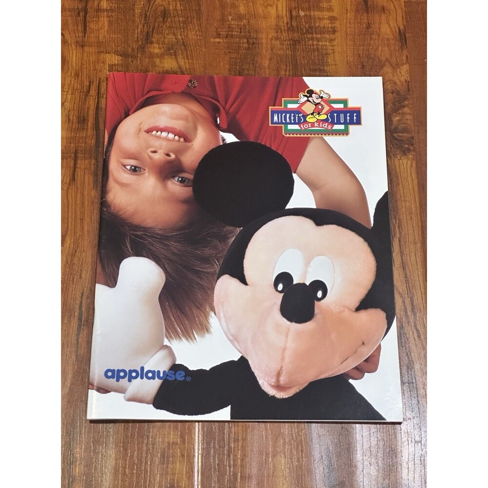VTG 1997 Applause Disney Mickey Mouse Merchandise PVC Figures Plush Toy Catalog